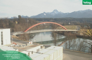 Obraz podglądu z kamery internetowej Villach - Drau Bridge